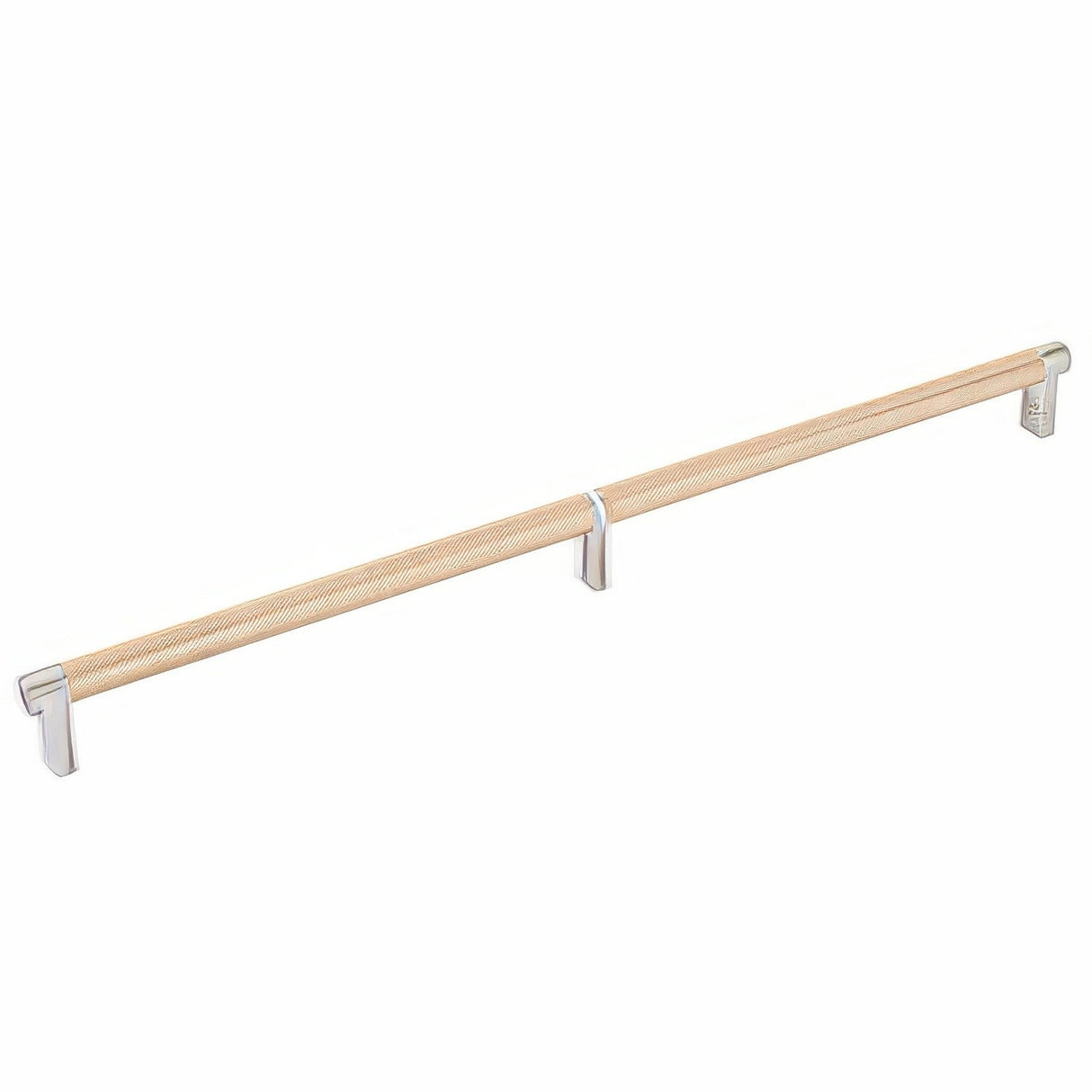 Emtek 84059.RECUS15.KNSCU satin copper knurled cabinet bar