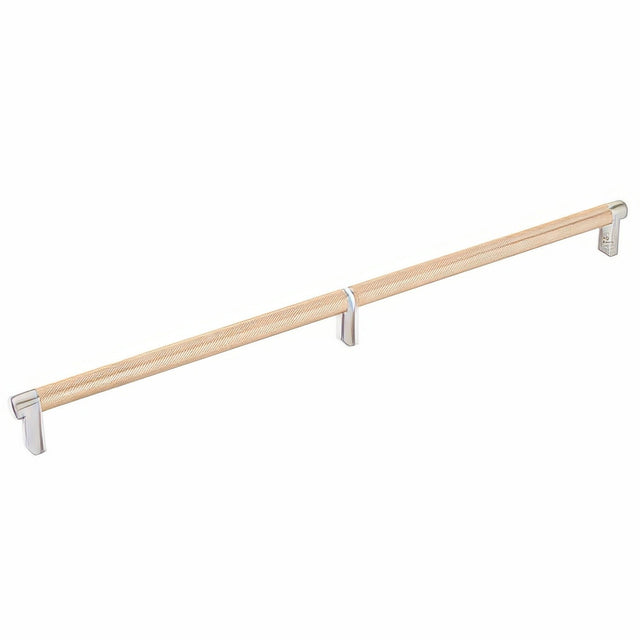 Emtek 84059.RECUS15.KNSCU satin copper knurled cabinet bar