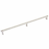 Emtek 84059.RECUS15.KNUS15 satin nickel knurled cabinet bar