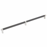 Emtek 84059.RECUS15.SMUS19 flat black smooth cabinet bar