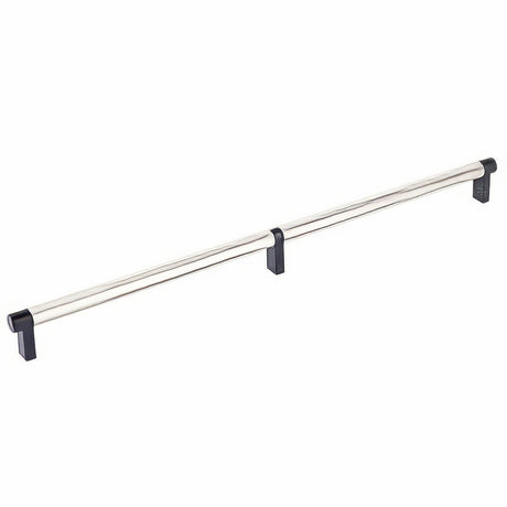Emtek 84059.RECUS19.SMUS15 satin nickel smooth cabinet bar