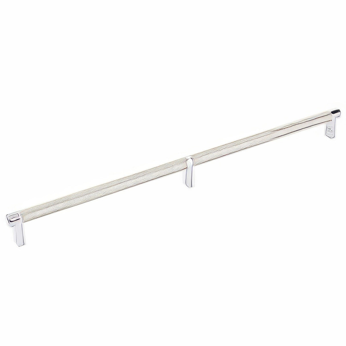 Emtek 84059.RECUS26.KNUS15 satin nickel knurled cabinet bar
