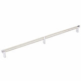 Emtek 84059.RECUS26.KNUS15 satin nickel knurled cabinet bar
