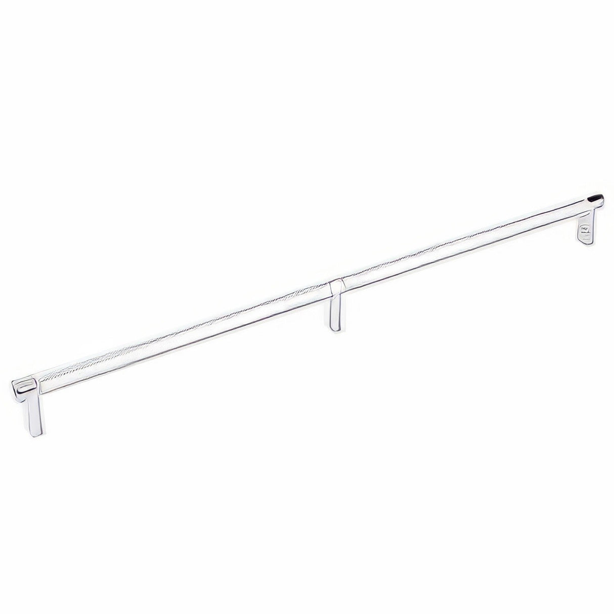 Emtek 84059.RECUS26.KNUS26 polished chrome knurled cabinet bar
