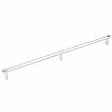 Emtek 84059.RECUS26.KNUS26 polished chrome knurled cabinet bar