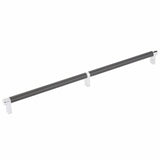 Emtek 84059.RECUS26.SMUS19 flat black smooth cabinet bar