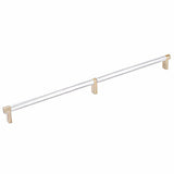 Emtek 84059.RECUS4.KNUS26 polished chrome knurled cabinet bar