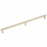 Emtek 84059.RECUS4.KNUS4 satin brass knurled cabinet bar