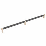 Emtek 84059.RECUS4.SMUS19 flat black smooth cabinet bar