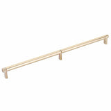 Emtek 84059.RECUS4.SMUS4 satin brass smooth cabinet bar