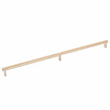 Emtek 84060.RECSCU.KNSCU satin copper knurled cabinet bar