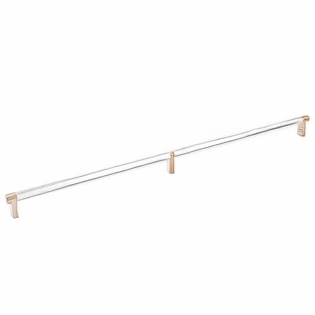 Emtek 84060.RECSCU.KNUS26 polished chrome knurled cabinet bar