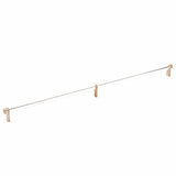 Emtek 84060.RECSCU.SMUS14 lifetime polished nickel smooth cabinet bar