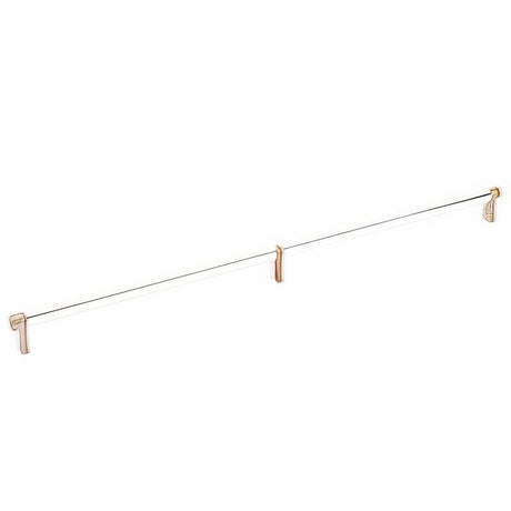 Emtek 84060.RECSCU.SMUS14 lifetime polished nickel smooth cabinet bar