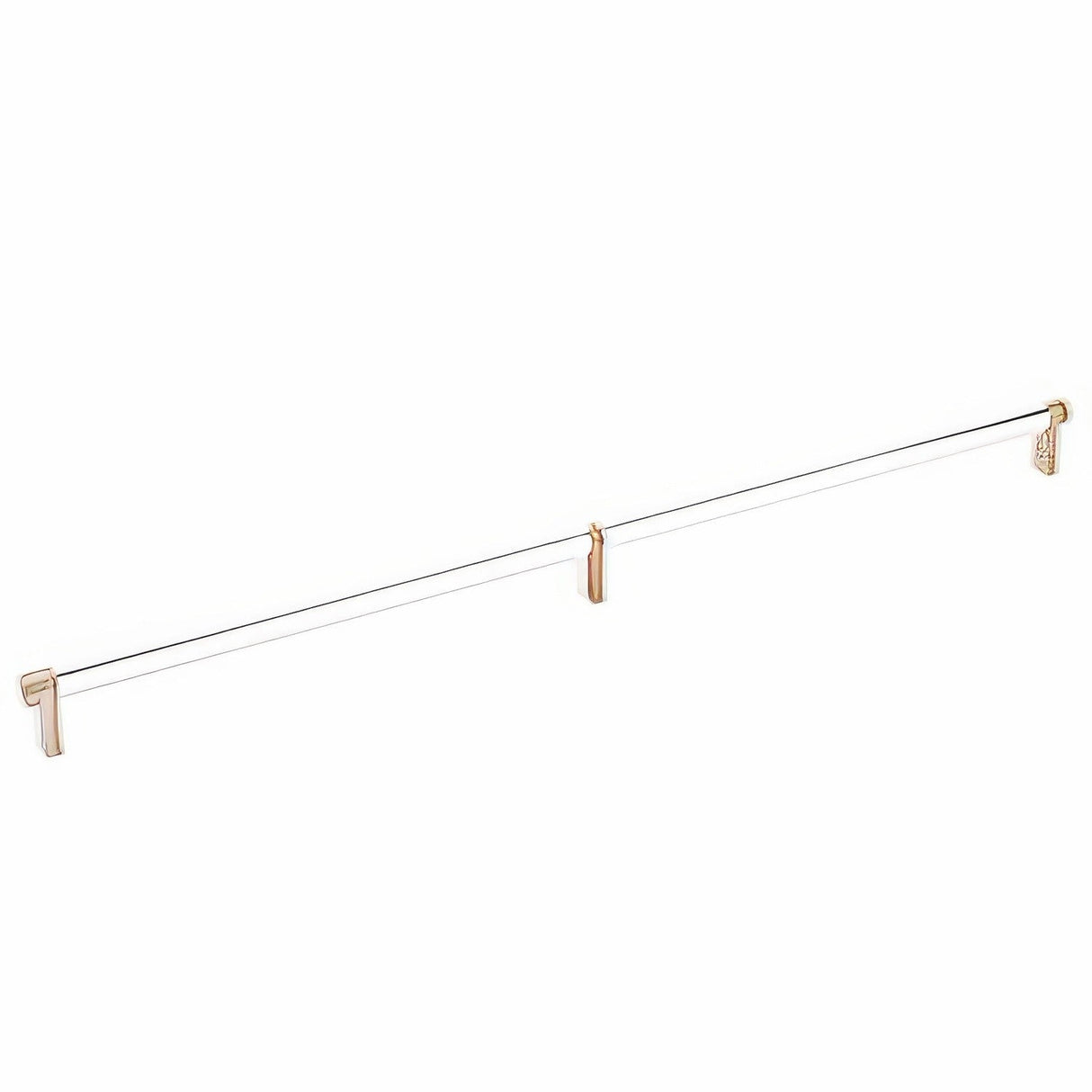 Emtek 84060.RECSCU.SMUS26 polished chrome smooth cabinet bar