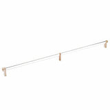 Emtek 84060.RECSCU.SMUS26 polished chrome smooth cabinet bar