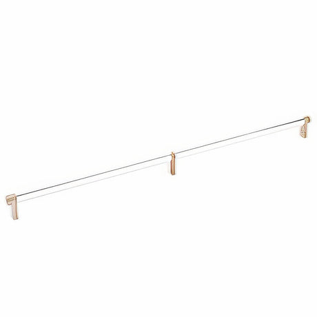 Emtek 84060.RECSCU.SMUS26 polished chrome smooth cabinet bar