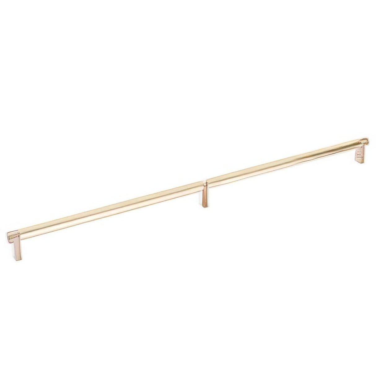 Emtek 84060.RECSCU.SMUS4 satin brass smooth cabinet bar
