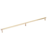 Emtek 84060.RECSCU.SMUS4 satin brass smooth cabinet bar