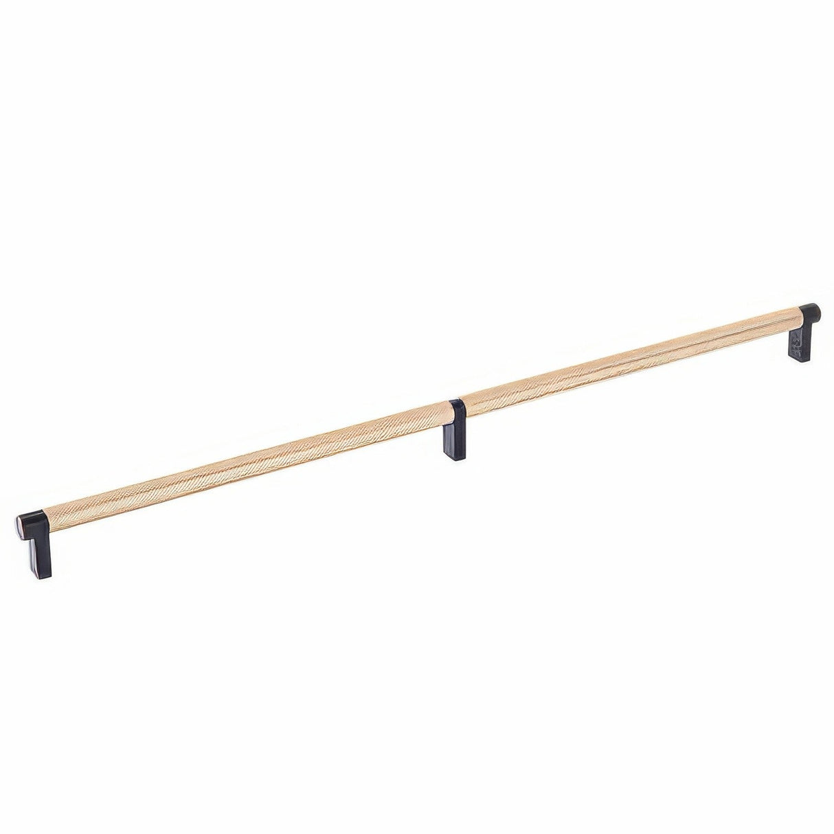Emtek 84060.RECUS10B.KNSCU satin copper knurled cabinet bar