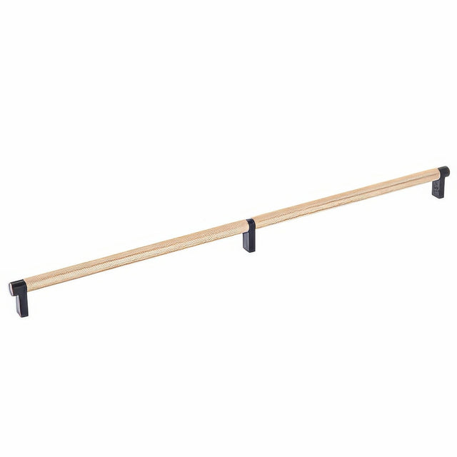 Emtek 84060.RECUS10B.KNSCU satin copper knurled cabinet bar