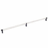 Emtek 84060.RECUS10B.KNUS14 lifetime polished nickel knurled cabinet bar