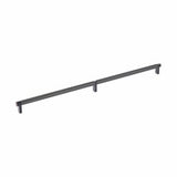 Emtek 84060.RECUS10B.SMUS19 flat black smooth cabinet bar