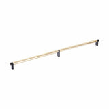 Emtek 84060.RECUS10B.SMUS4 satin brass smooth cabinet bar