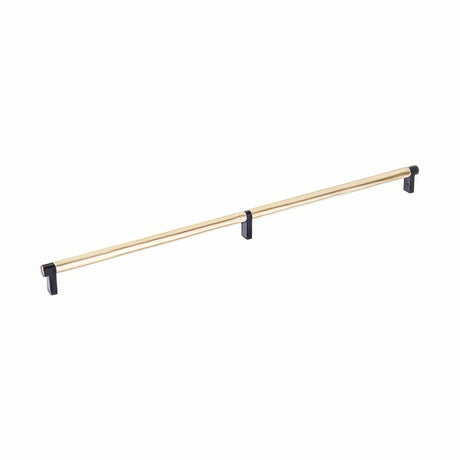 Emtek 84060.RECUS10B.SMUS4 satin brass smooth cabinet bar