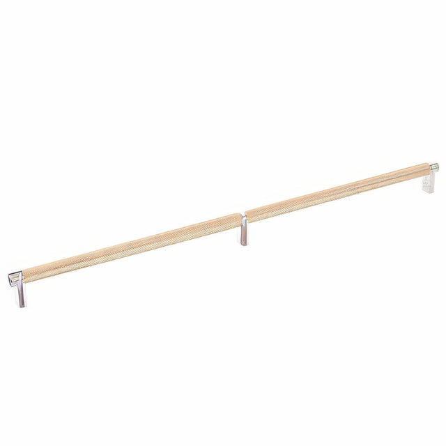 Emtek 84060.RECUS14.KNSCU satin copper knurled cabinet bar