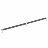 Emtek 84060.RECUS14.KNUS19 flat black knurled cabinet bar