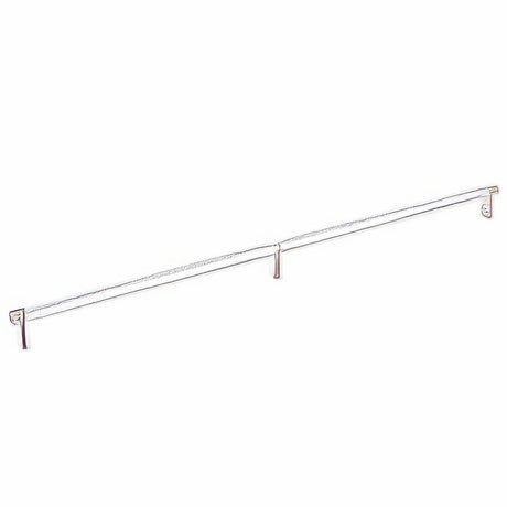 Emtek 84060.RECUS14.KNUS26 polished chrome knurled cabinet bar