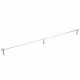 Emtek 84060.RECUS14.SMUS14 polished nickel smooth cabinet bar