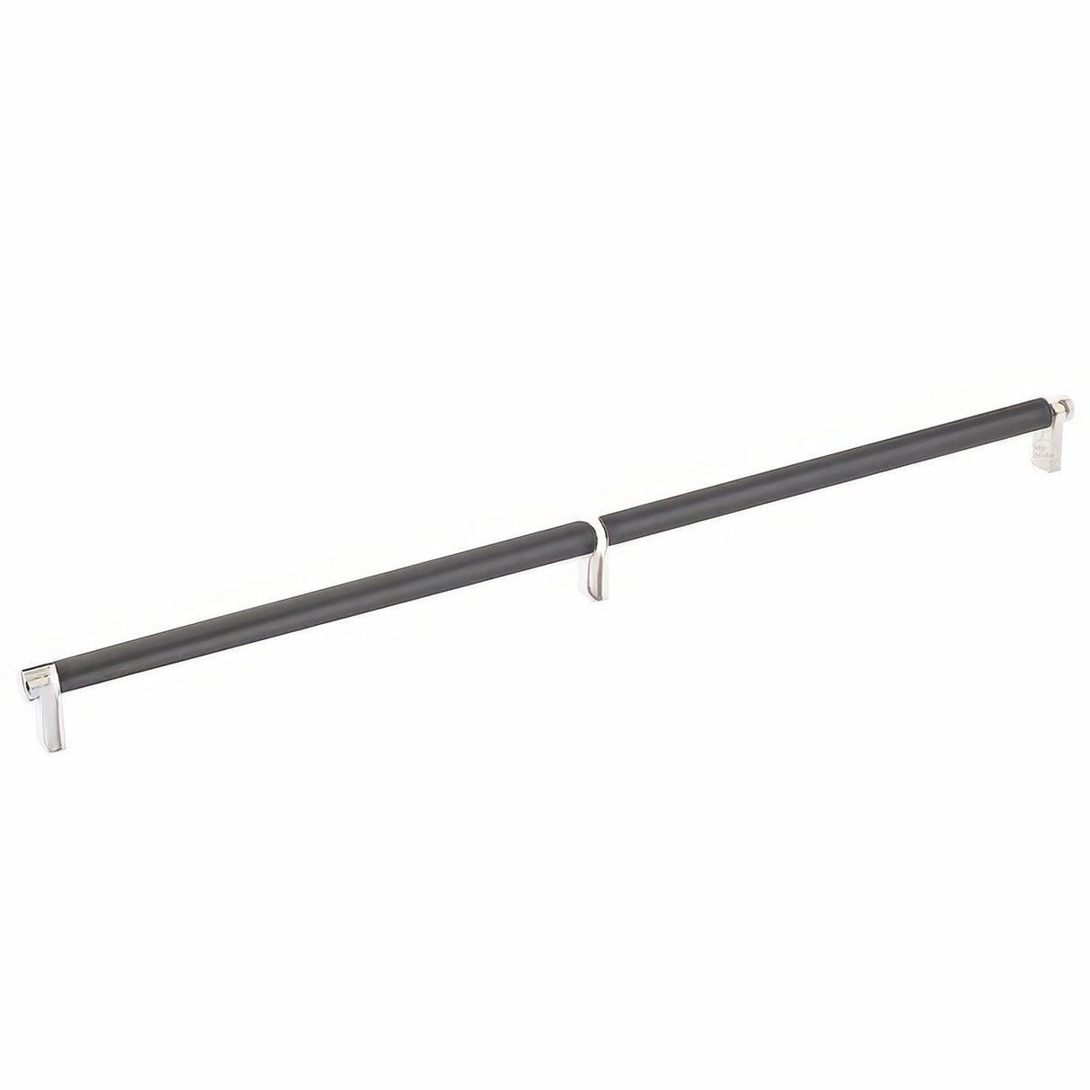 Emtek 84060.RECUS14.SMUS19 flat black smooth cabinet bar