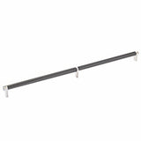 Emtek 84060.RECUS14.SMUS19 flat black smooth cabinet bar