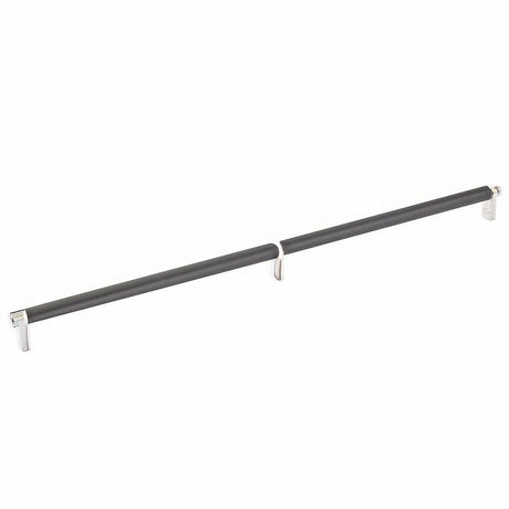 Emtek 84060.RECUS14.SMUS19 flat black smooth cabinet bar