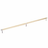 Emtek 84060.RECUS14.SMUS4 satin brass smooth cabinet bar