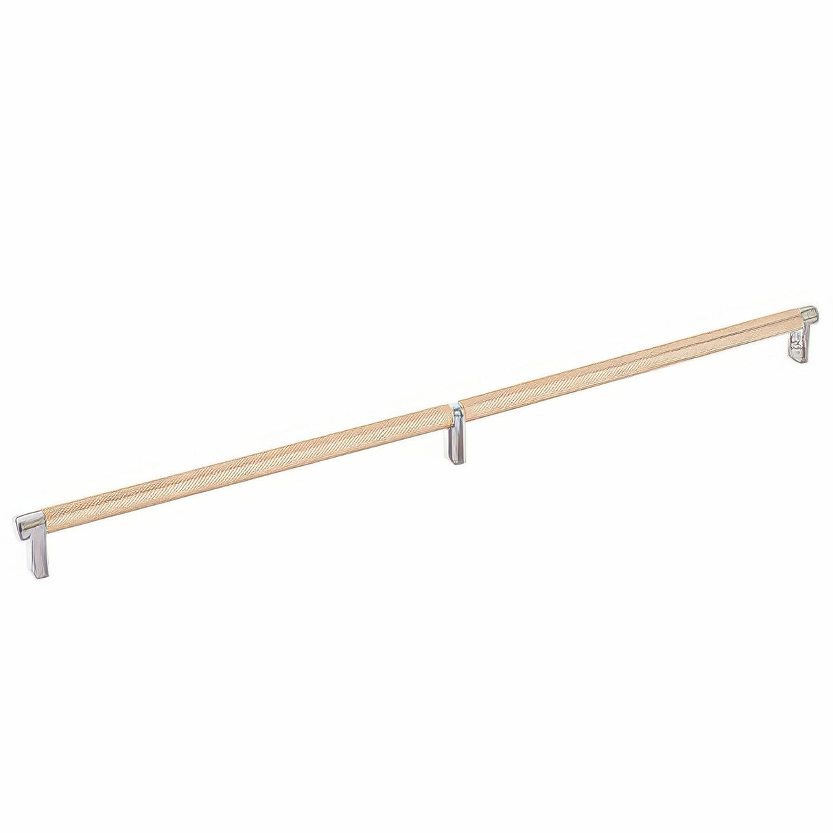Emtek 84060.RECUS15.KNSCU satin copper knurled cabinet bar