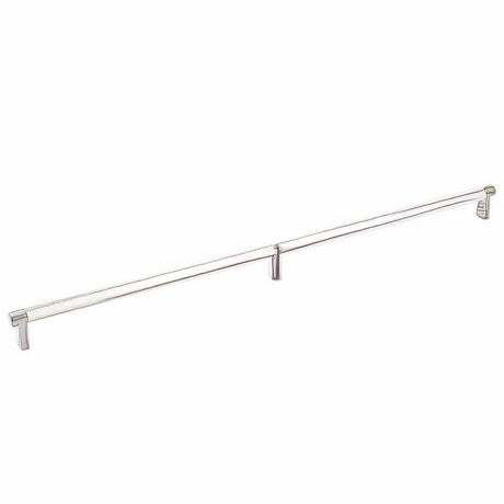 Emtek 84060.RECUS15.KNUS14 lifetime polished nickel knurled cabinet bar