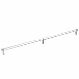 Emtek 84060.RECUS15.KNUS26 polished chrome knurled cabinet bar