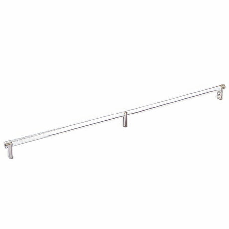 Emtek 84060.RECUS15.KNUS26 polished chrome knurled cabinet bar
