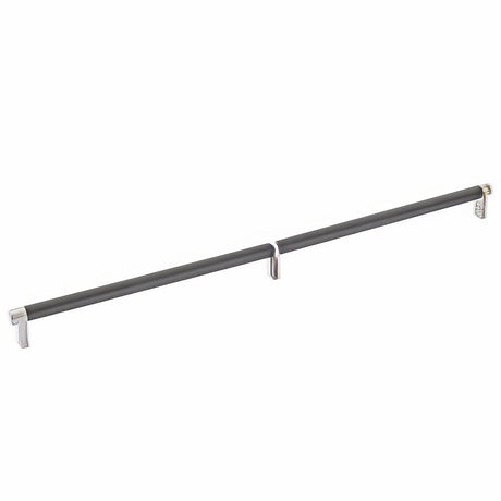 Emtek 84060.RECUS15.SMUS19 flat black smooth cabinet bar
