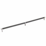 Emtek 84060.RECUS15.SMUS19 flat black smooth cabinet bar