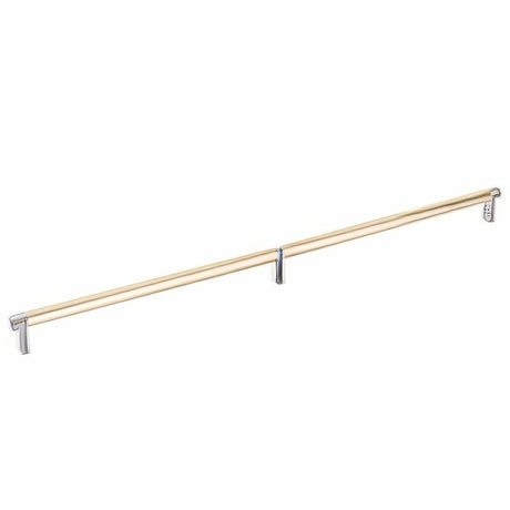 Emtek 84060.RECUS15.SMUS4 satin brass smooth cabinet bar