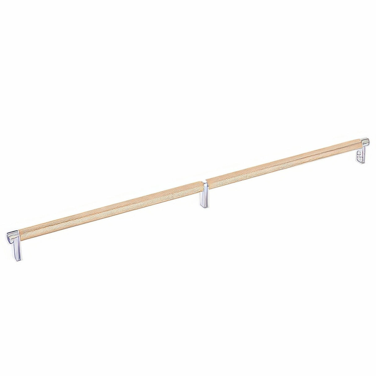 Emtek 84060.RECUS26.KNSCU satin copper knurled cabinet bar
