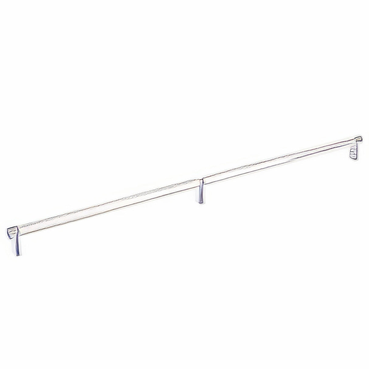 Emtek 84060.RECUS26.KNUS14 lifetime polished nickel knurled cabinet bar