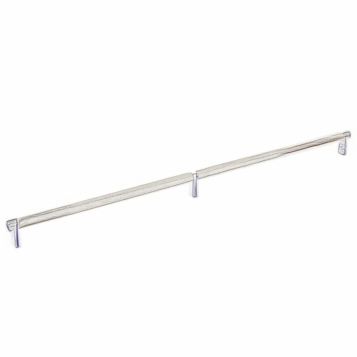 Emtek 84060.RECUS26.KNUS15 satin nickel knurled cabinet bar