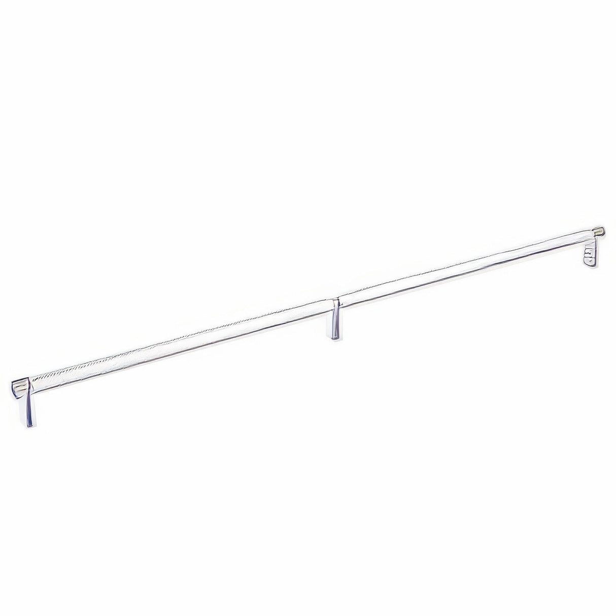 Emtek 84060.RECUS26.KNUS26 polished chrome knurled cabinet bar