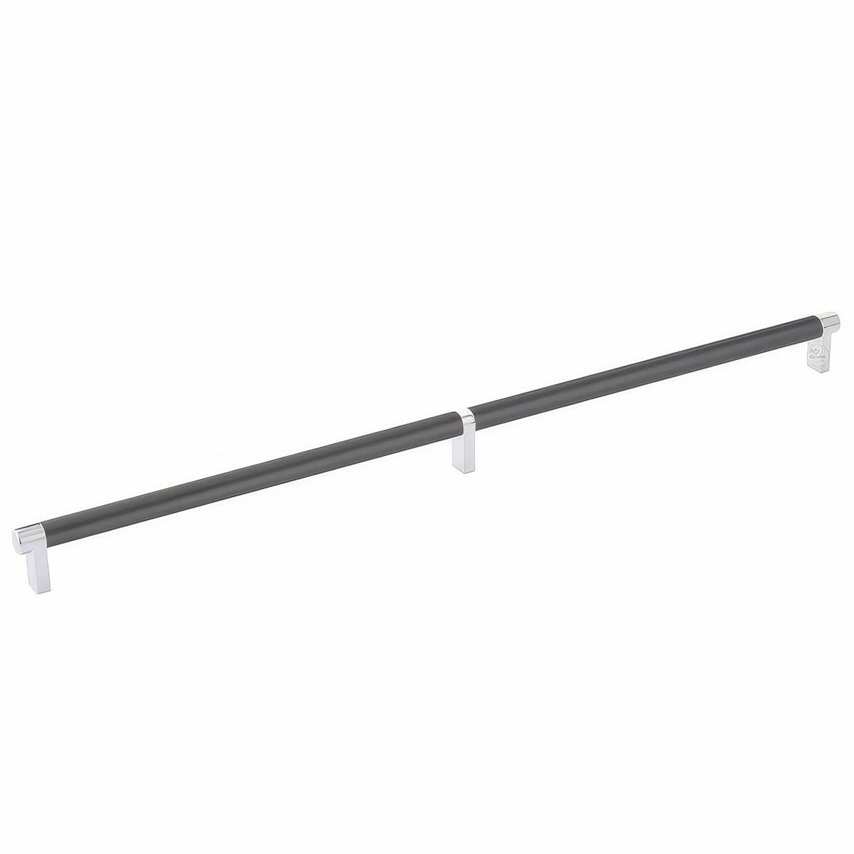 Emtek 84060.RECUS26.SMUS19 flat black smooth cabinet bar