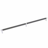 Emtek 84060.RECUS26.SMUS19 flat black smooth cabinet bar